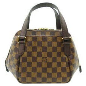 Louis Vuitton Belem Handbag Damier Ebene Brown